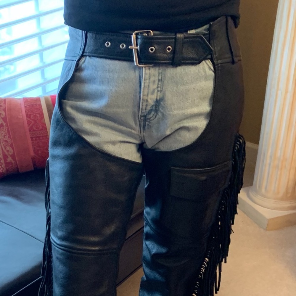 Leather chaps